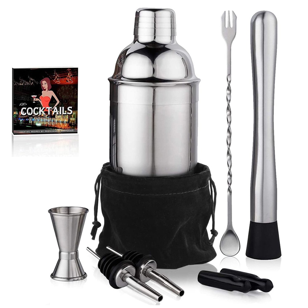 8Pieces Cocktail Shaker Set