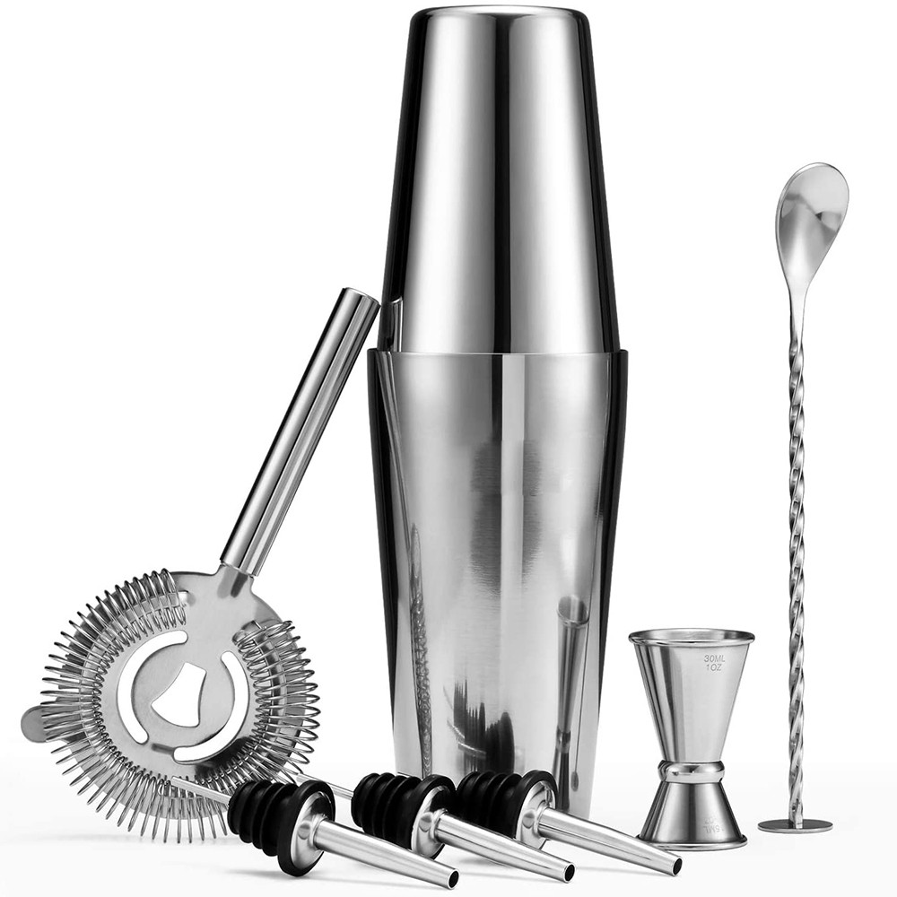 8-Pieces Cocktail Shaker Set