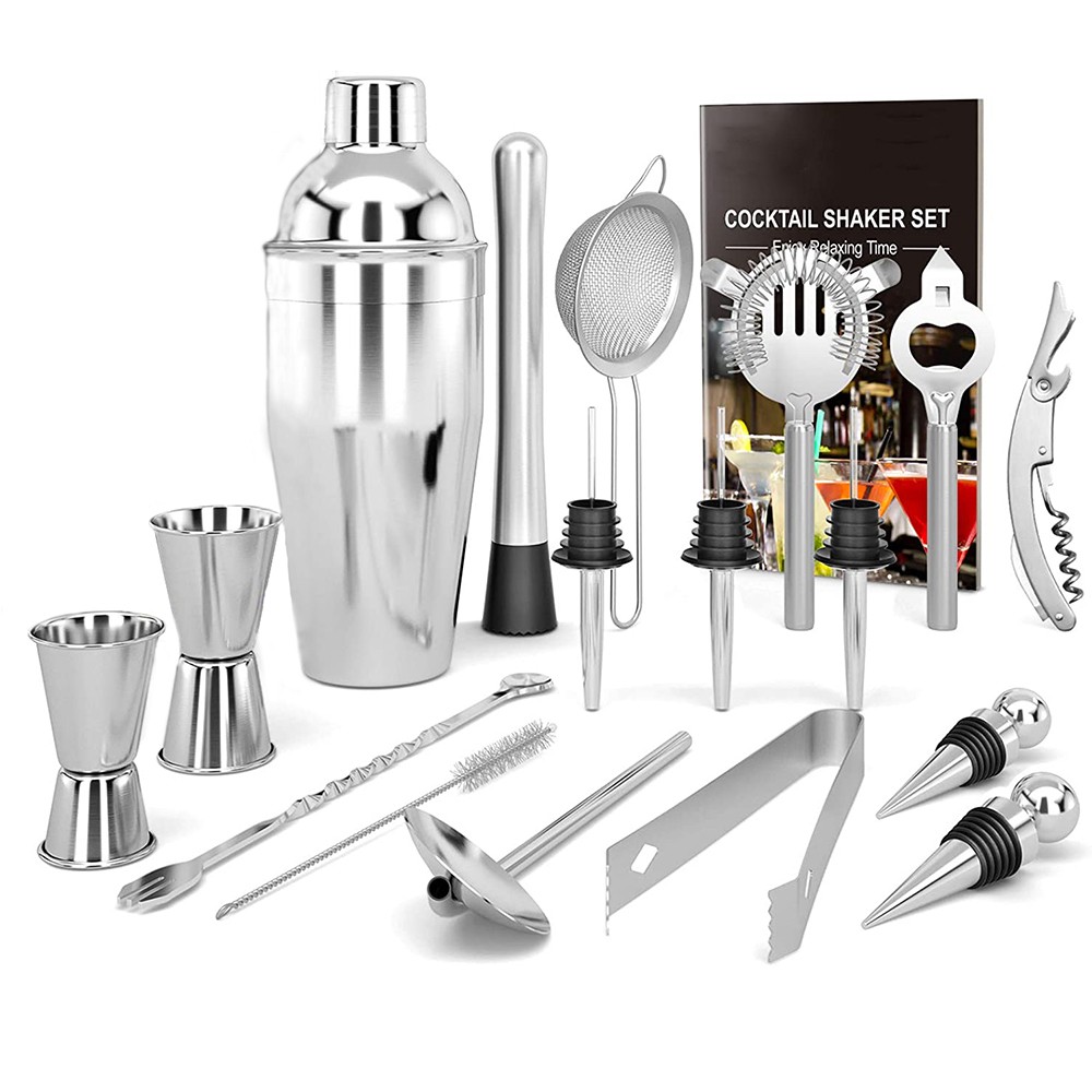 17-Pieces Cocktail Shaker Set