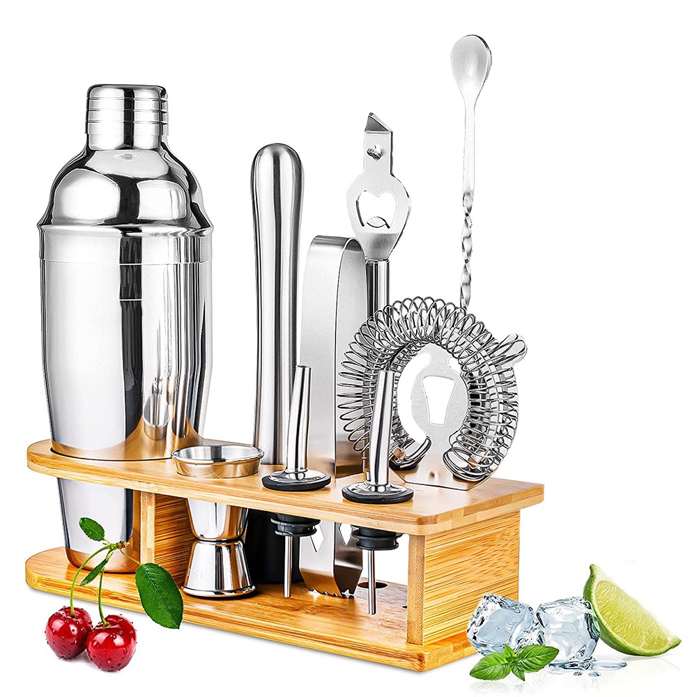 10-Pieces Cocktail Shaker Set