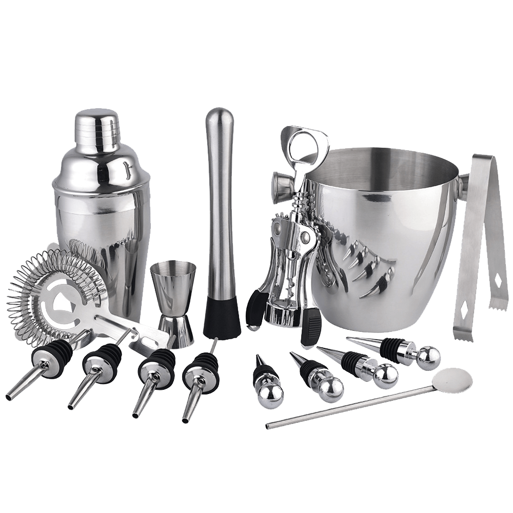 17Pieces Cocktail Shaker Set