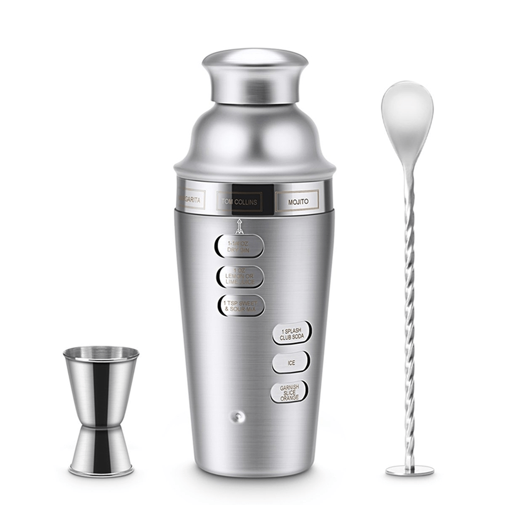 KM-AMS16 3-Piece Cocktail Shaker Set is a compact and versatile solution for those looking to elevate their mixology skills. Enhance your cocktail-making experience with this thoughtfully designed set, combining style and functionality. Order Yours Today: Explore the KM-AMS16 3-Piece Cocktail Shaker Set and add a touch of sophistication to your cocktail-making endeavors. With its premium quality and compact design, this set is perfect for those who value both style and practicality in their cocktail tools.