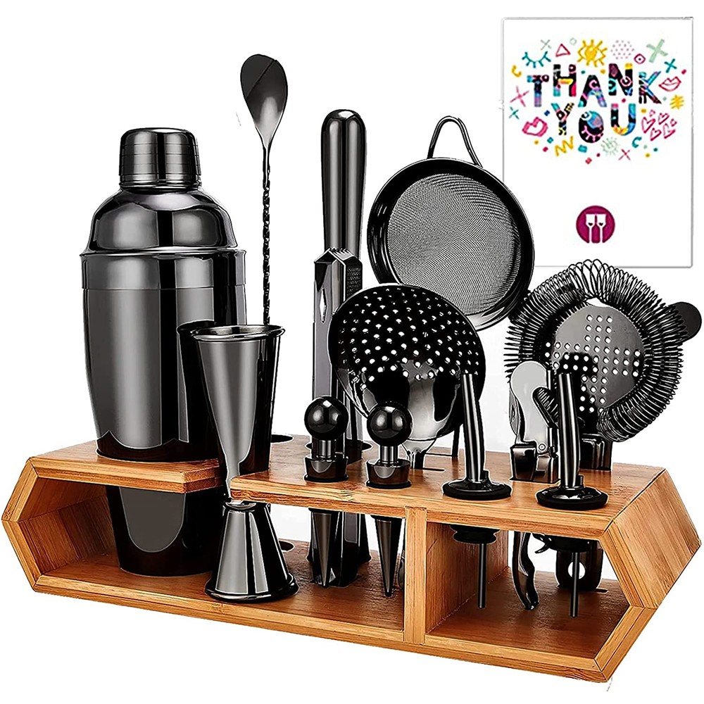 17 Pieces Cocktail Shaker Set