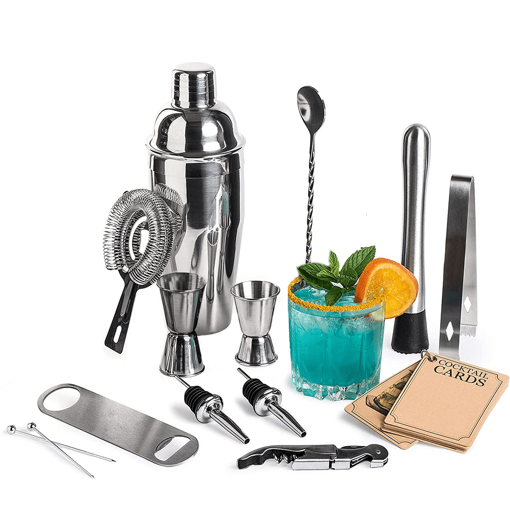 14-Pieces Cocktail Shaker Set