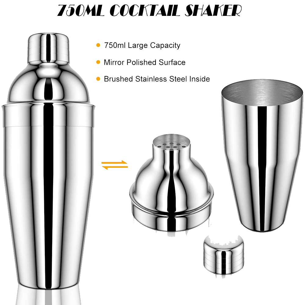 17-Pieces Cocktail Shaker Set